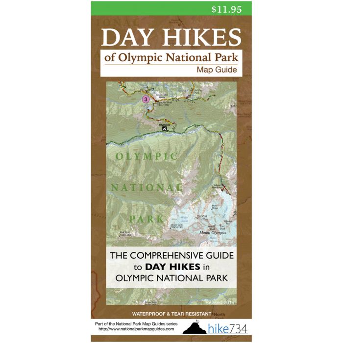 HIKE 734 DAY HIKES OF OLYMPIC NATIONAL PARK MAP GUIDE