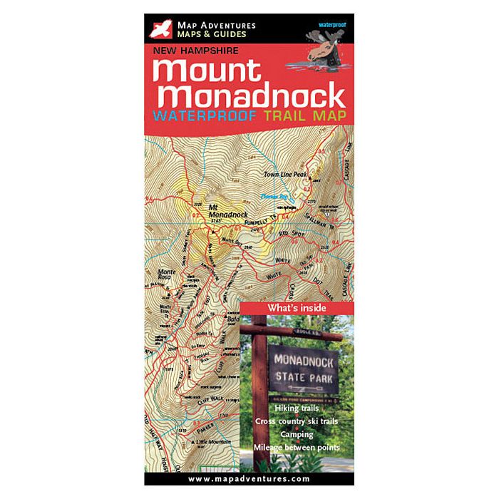 MOUNT MONADNOCK TRAIL MAP: SOUTHERN NEW HAMPSHIRE