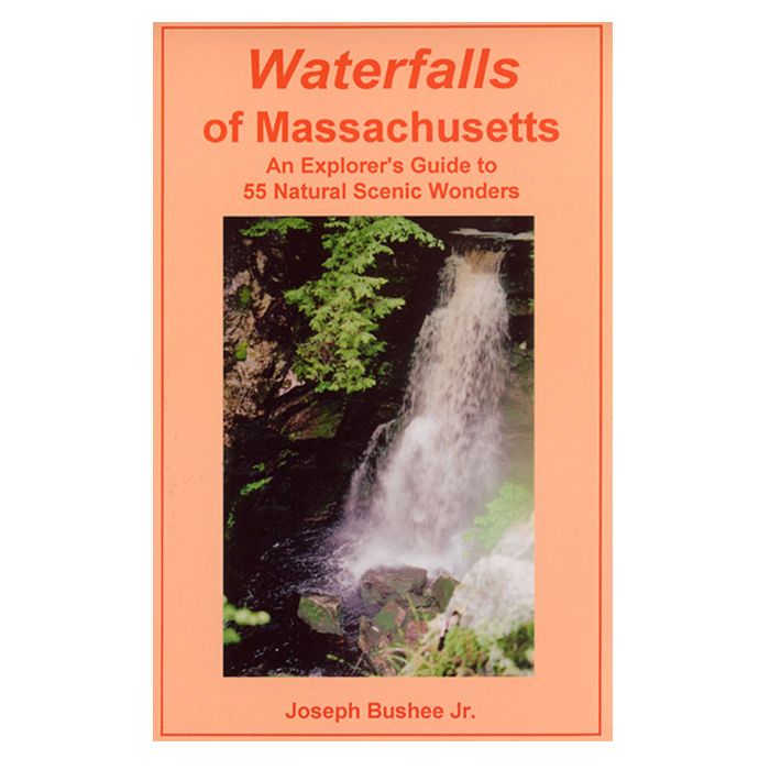 NEW ENGLAND CARTO WATERFALLS OF MASSACHUSETTS