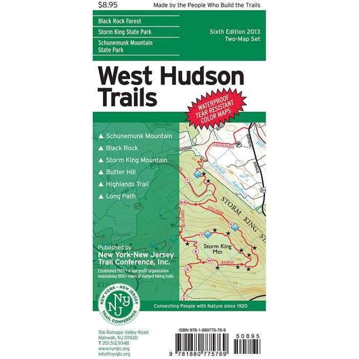 NYNJ TRAIL CONFRNCE WEST HUDSON MAP SET