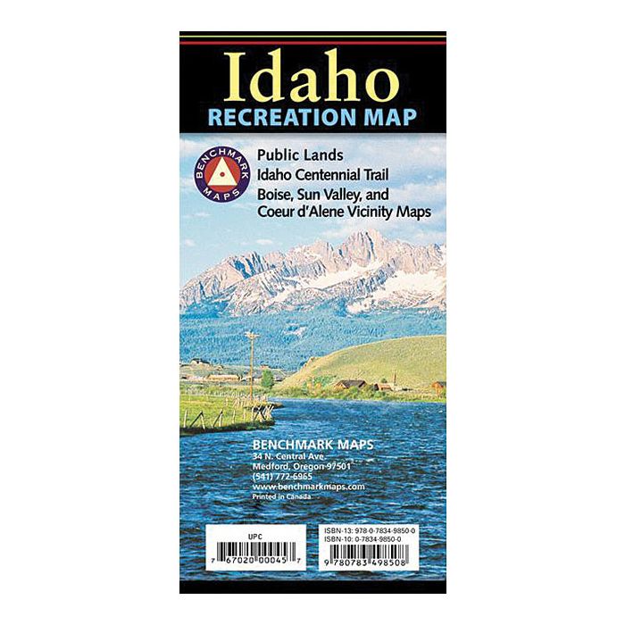 BENCHMARK IDAHO RECREATION MAP