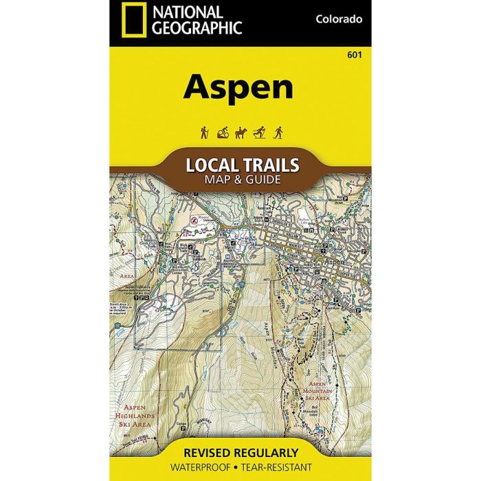 NATIONAL GEOGRAPHIC ASPEN LOCAL TRAILS No.601