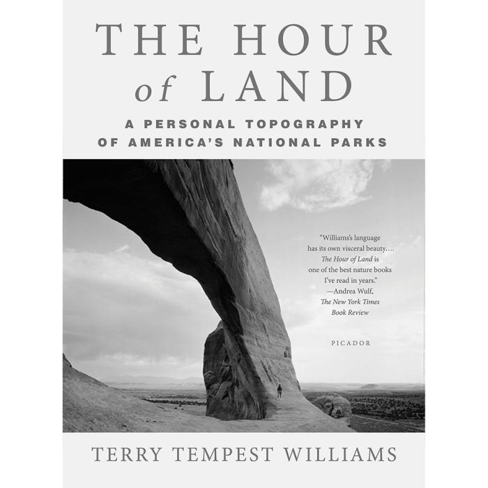 MACMILLAN PUBLISHERS THE HOUR OF LAND: A PERSONAL TOPOGRAPHY OF AMERICA'S NATIONAL PARKS