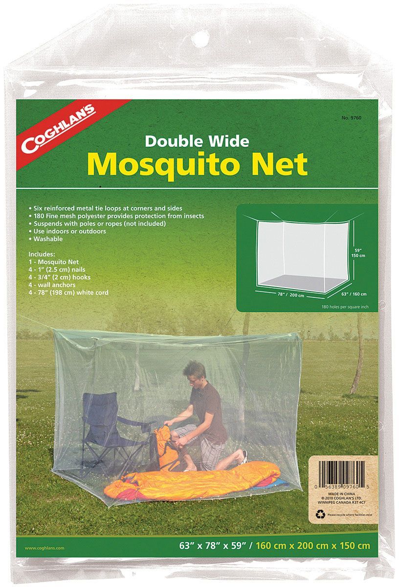 COGHLANS DOUBLE WIDE MOSQUITO NET