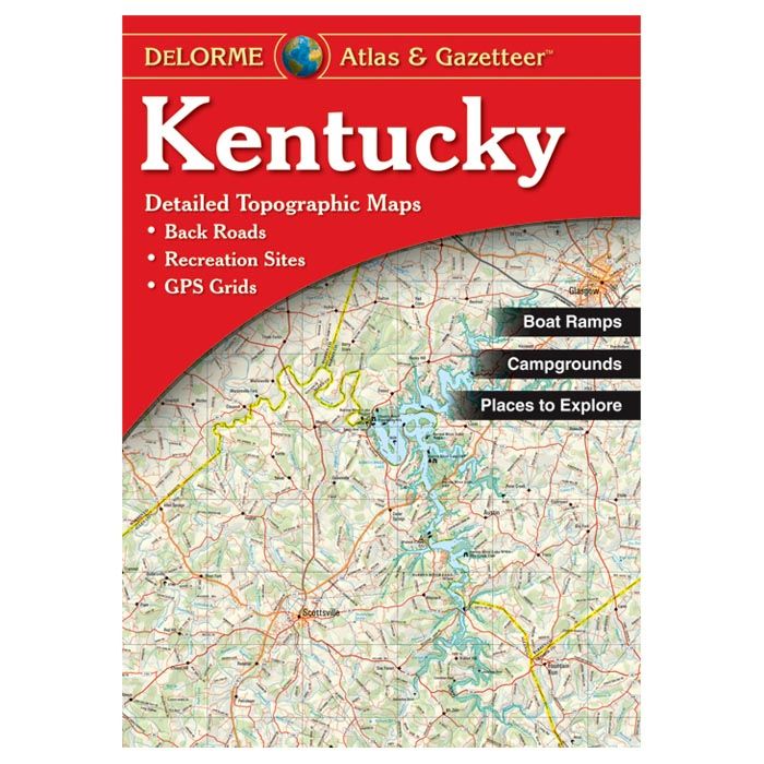 DELORME KENTUCKY ATLAS & GAZETTEER