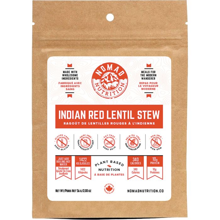NOMAD NUTRITION INDIAN RED LENTIL STEW - 2 OUNCE