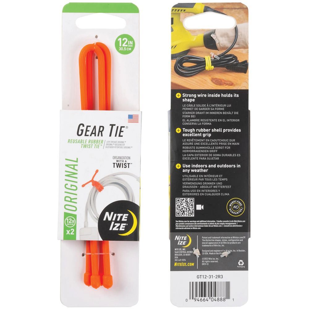 NITE IZE GEAR TIE 12"