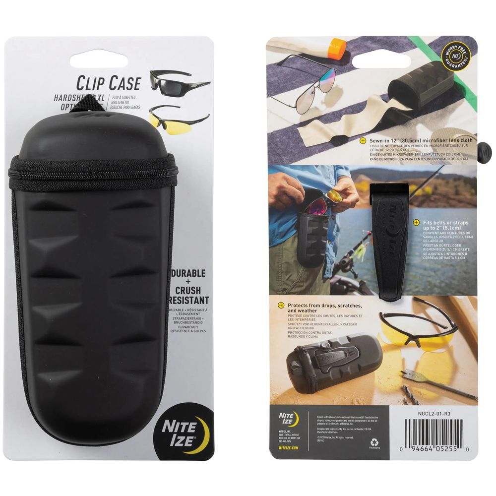 NITE IZE CLIP CASE HARDSHELL OPTICS CASE
