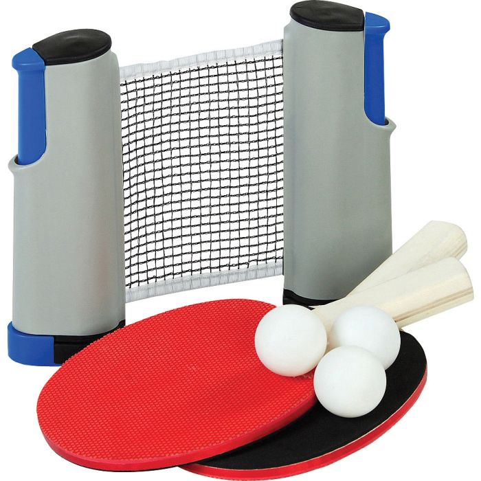 OUTSIDE INSIDE BACKPACK TABLE TENNIS SET