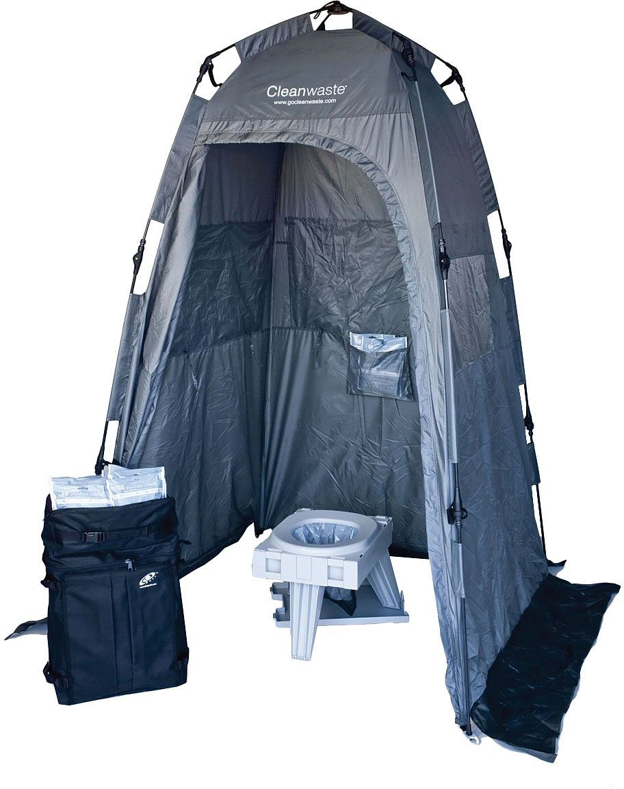 CLEANWASTE GO ANYWHERE PORTABLE TOILET SYSTEM