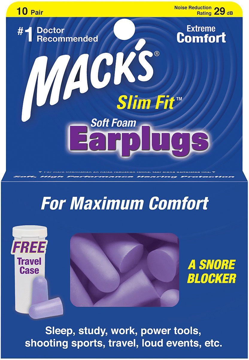 MACKS MACK'S ORIGINAL & SLIM FIT SOFT FOAM EARPLUGS