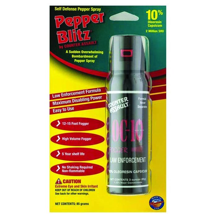 COUNTER ASSAULT PEPPER BLITZ 3 OZ FOGGER