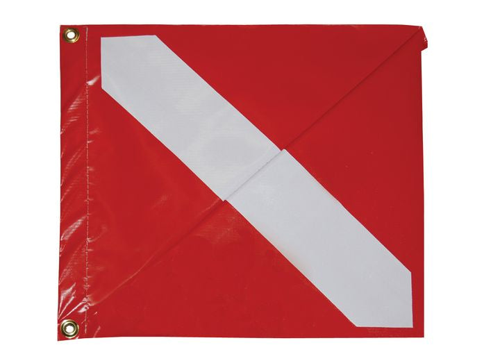Taylor Made DIVER DOWN FLAG RED VINYL 13X15