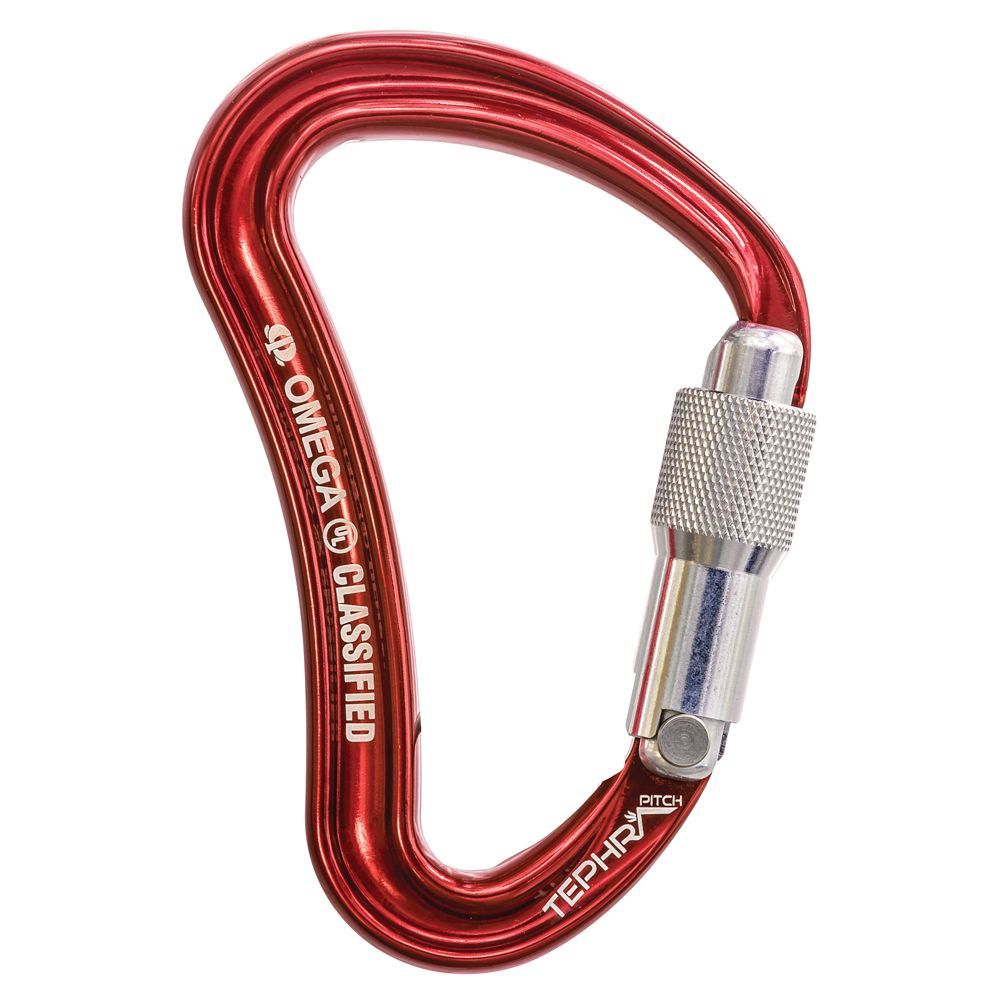 OMEGA PACIFIC OMEGA TEPHRA CAPTIVE EYE LOCKING CARABINERS