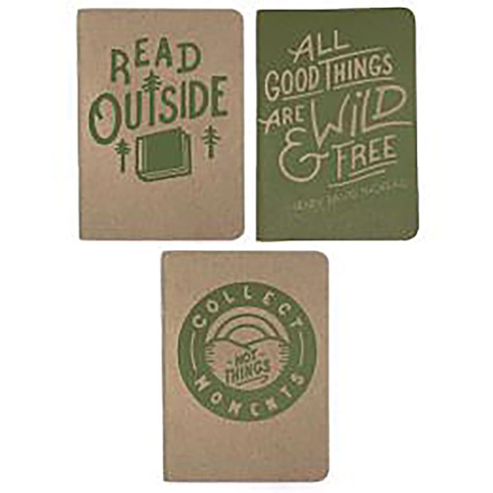GIBBS SMITH NOTEBOOK SET OF 3