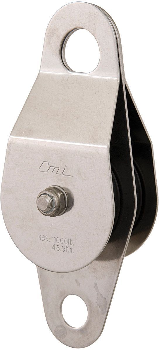 CMI 2" RP DUAL PULLEY STAINLESS STEEL