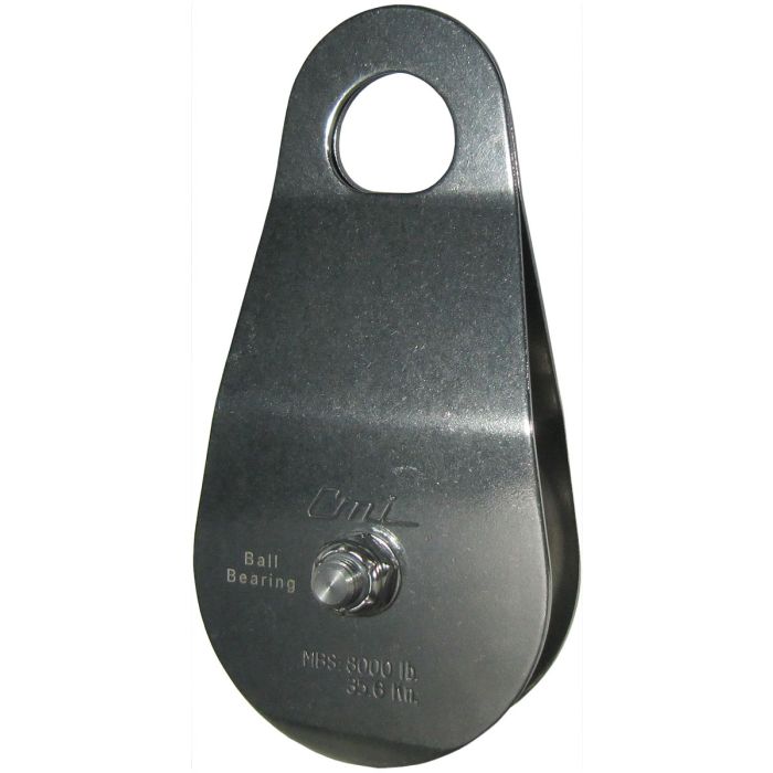 2" STAINLESS STEEL, ALUMINUM SHEAVE, BALL BEARING
