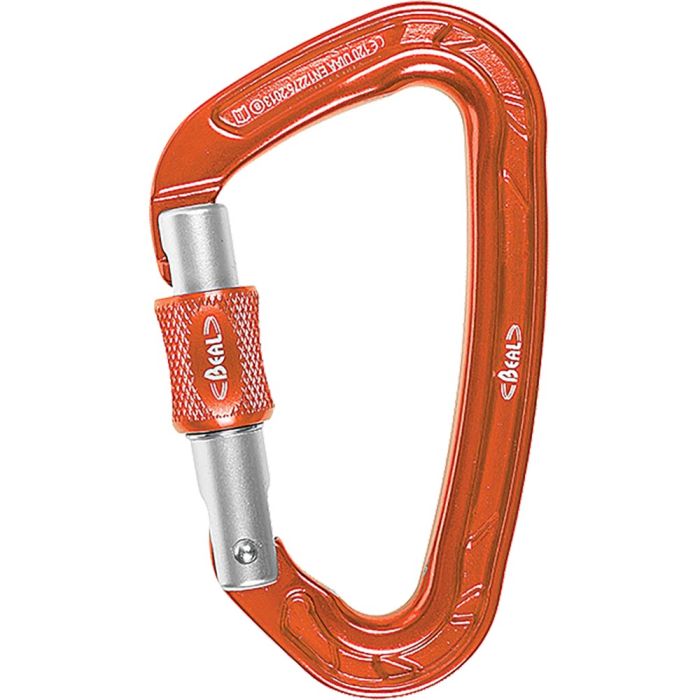 BEAL BE QUICK SCREWGATE CARABINER ORANGE