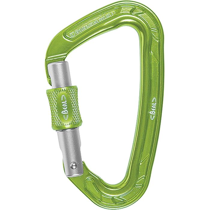 BEAL BE QUICK SCREWGATE CARABINER GREEN