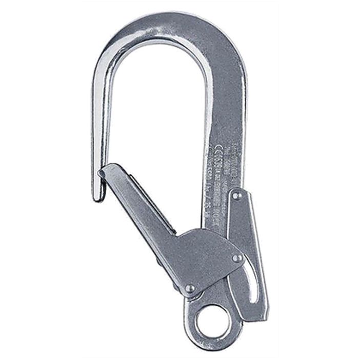 SINGING ROCK BIG DOUBLE LOCKING SNAP HOOK LIGHT ALLOY POLISHED CONNECTOR