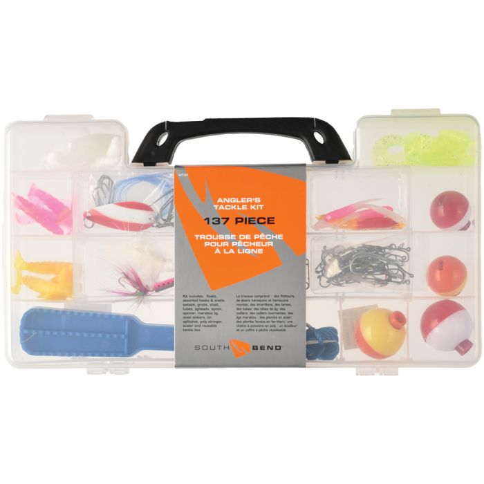 SOUTH BEND 137 PIECE ANGLERS TACKLE KIT