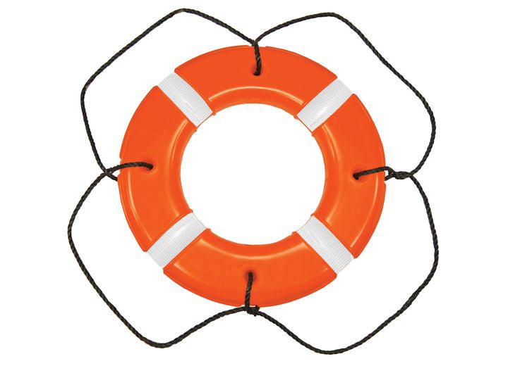 Taylor Made 30IN ORANGE POLYETH SHELL LIFE RING SOLAS