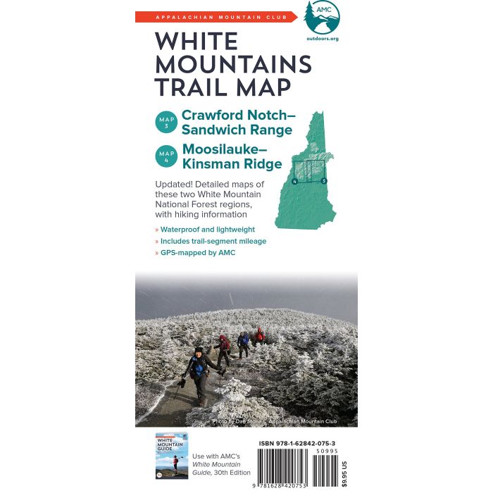 NATIONAL BOOK NETWRK AMC CRAWFORD NOTCH-SANDWICH RANGE/MOOSILAUKE-KINSMAN MAPS