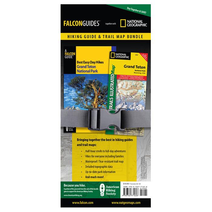 NATIONAL BOOK NETWRK BEST EASY DAY HIKING GUIDE AND TRAIP MAP BUNDLE: Grand Teton National Park