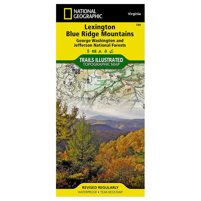 NATIONAL GEOGRAPHIC LEXINGTON/BLUE RIDGE MOUNTAINS No.789