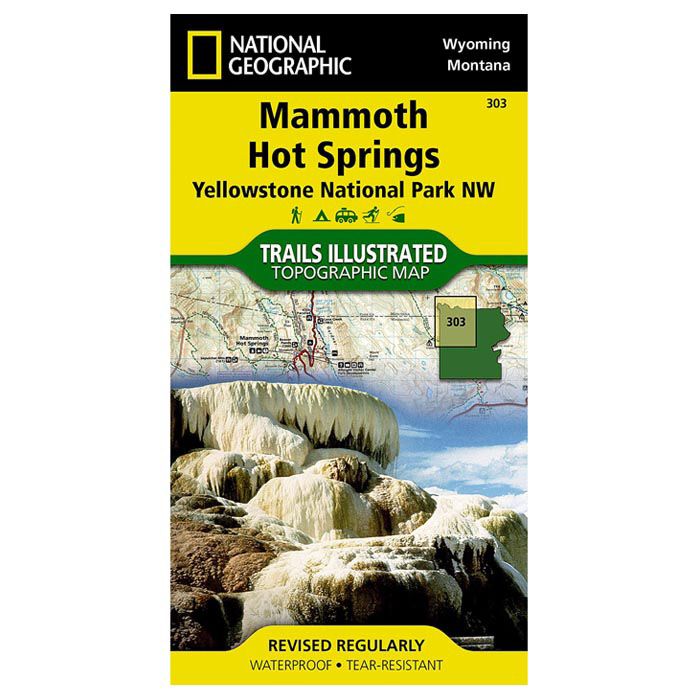 NATIONAL GEOGRAPHIC MAMMOTH HOT SPRINGS YELLOWSTONE No.303