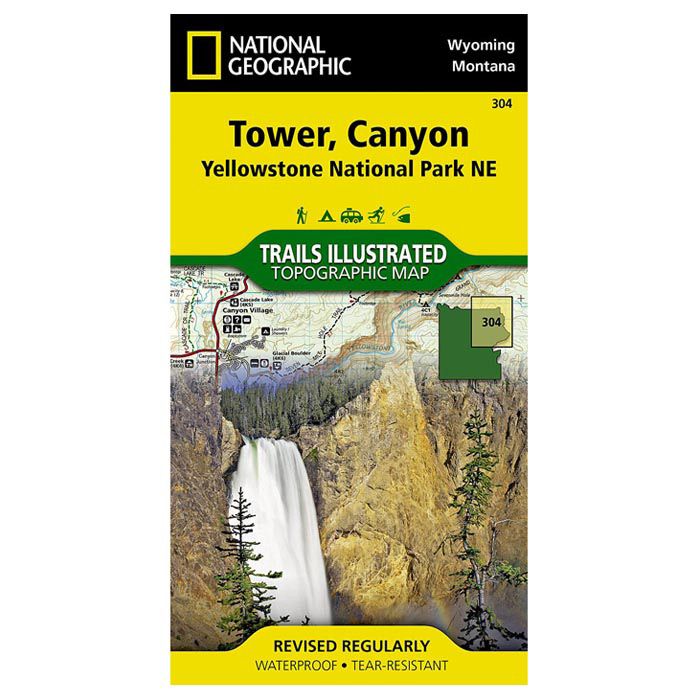 NATIONAL GEOGRAPHIC TOWER CANYON YELLOWSTONE NATIONAL PARK No.304