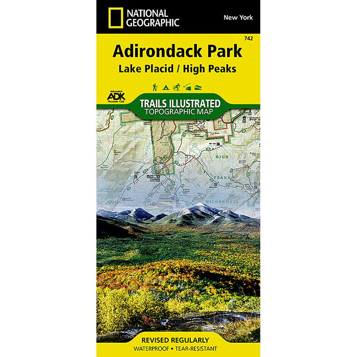 NATIONAL GEOGRAPHIC LAKE PLACID HIGH PEAKS No.742