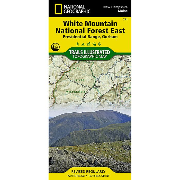 NATIONAL GEOGRAPHIC WHITE MOUNTAIN NATIONAL FOREST EAST HALF No.741