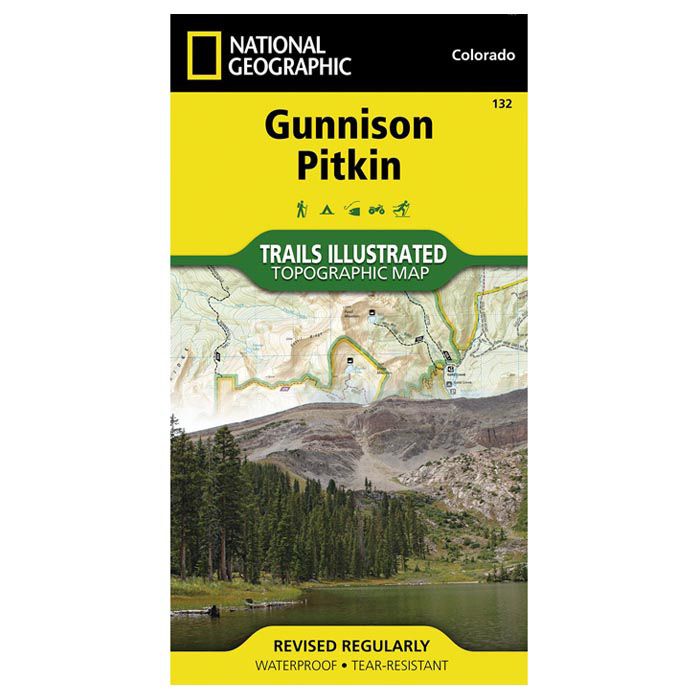 NATIONAL GEOGRAPHIC GUNNISON PITKIN No.132
