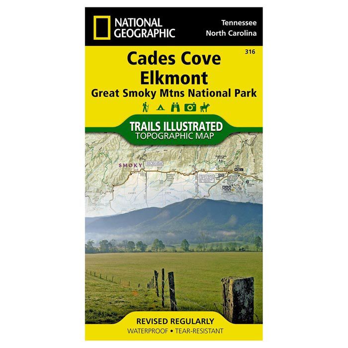 NATIONAL GEOGRAPHIC CADES COVE ELKMONT GREAT SMOKY MOUNTAINS NATIONAL PARK No.316
