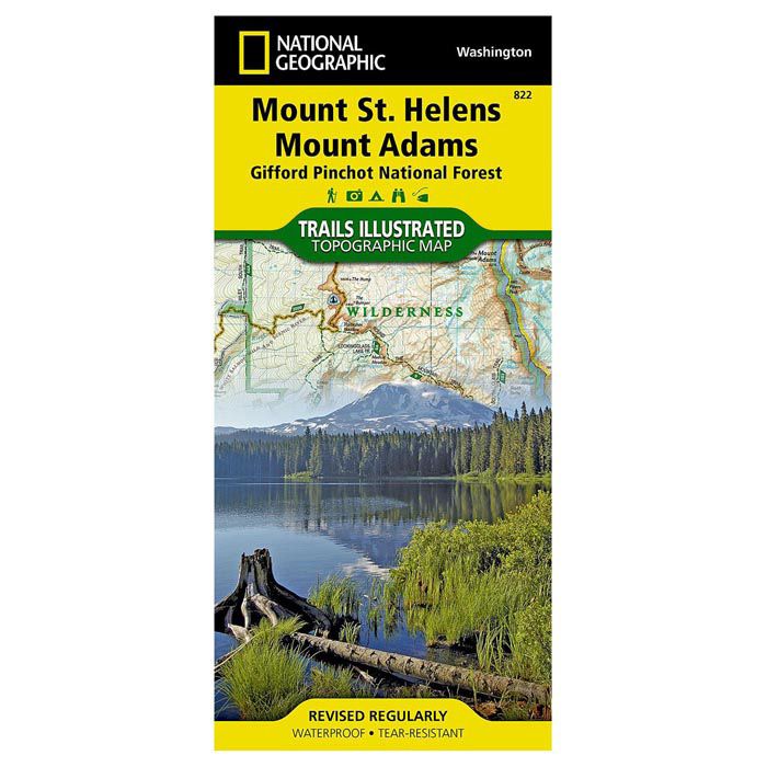 NATIONAL GEOGRAPHIC MOUNT ST. HELENS MOUNT ADAMS No.822