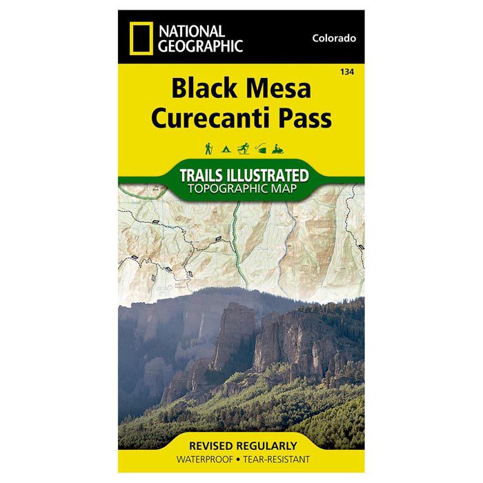 NATIONAL GEOGRAPHIC BLACK MESA CURECANTI PASS No.134