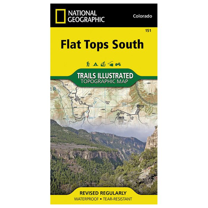 NATIONAL GEOGRAPHIC FLAT TOPS SOUTH No.151