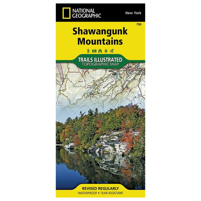 NATIONAL GEOGRAPHIC SHAWANGUNK MOUNTAINS No.750