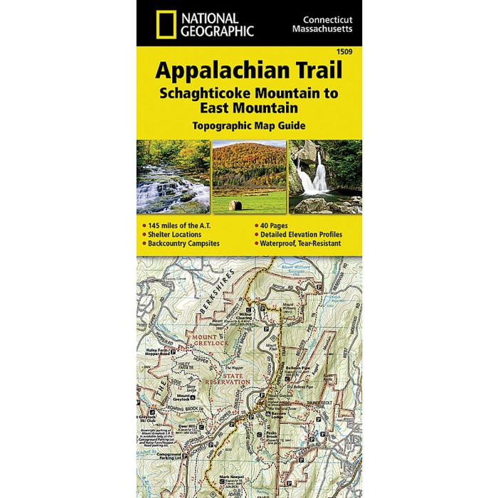 NATIONAL GEOGRAPHIC APPALACHIAN TRAIL: SCHAGHTICOKE MOUNTAIN TO EAST MOUNTAIN No.1509