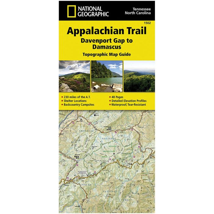 NATIONAL GEOGRAPHIC APPALACHIAN TRAIL: DAVENPORT GAP TO DAMASCUS No.1502