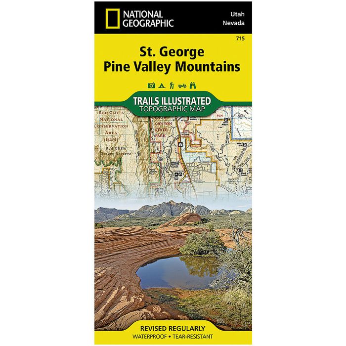 NATIONAL GEOGRAPHIC ST. GEORGE PINE VALLEY MOUNTAINS No.715