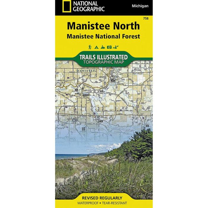 NATIONAL GEOGRAPHIC MANISTEE NATL FRST NORTH No. 758