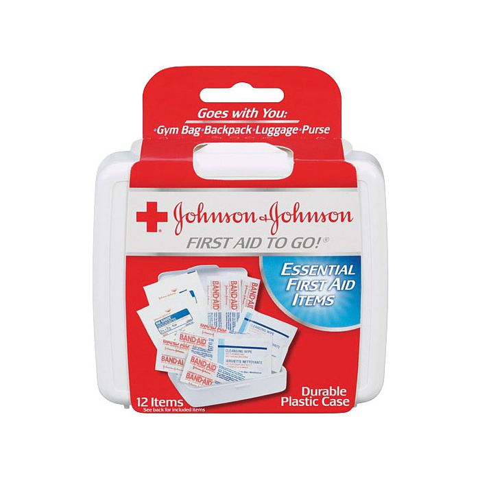 JOHNSON JOHNSON J & J ON THE GO FIRST AID KIT