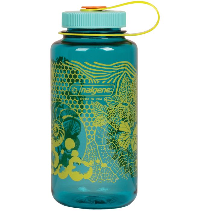NALGENE WIDE MOUTH 32OZ SUSTAIN BIOMORPHISM CERULEAN