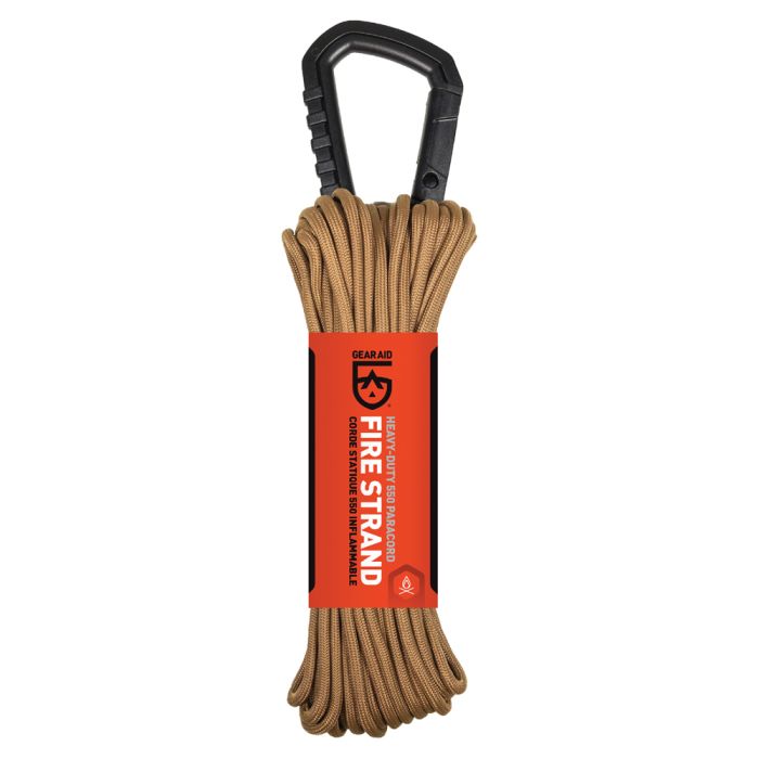 GEAR AID FIRESTRAND 550 PARACORD 50' TAN