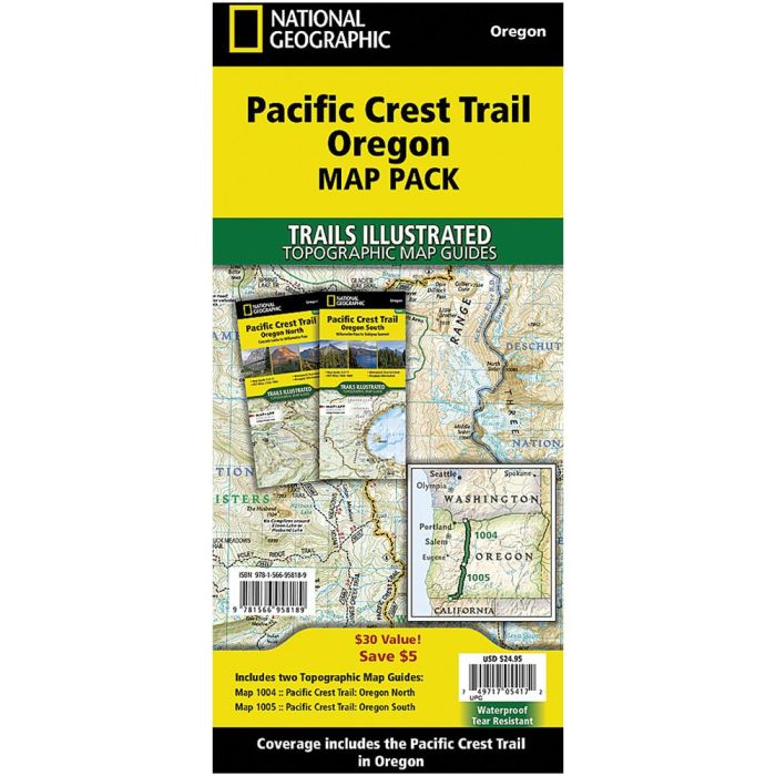 NATIONAL GEOGRAPHIC PCT OREGON MAP PACK