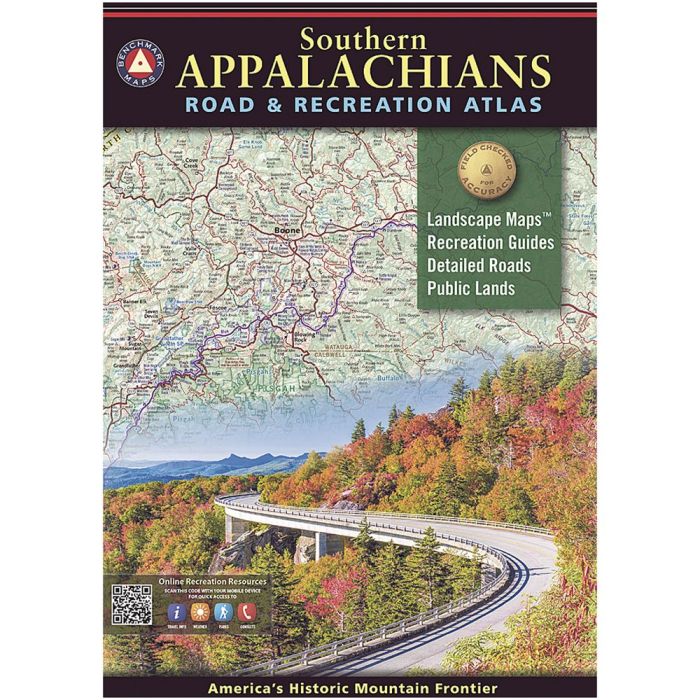NATIONAL GEOGRAPHIC SOUTHERN APPALACHIANS ROAD AND RECREATION ATLAS