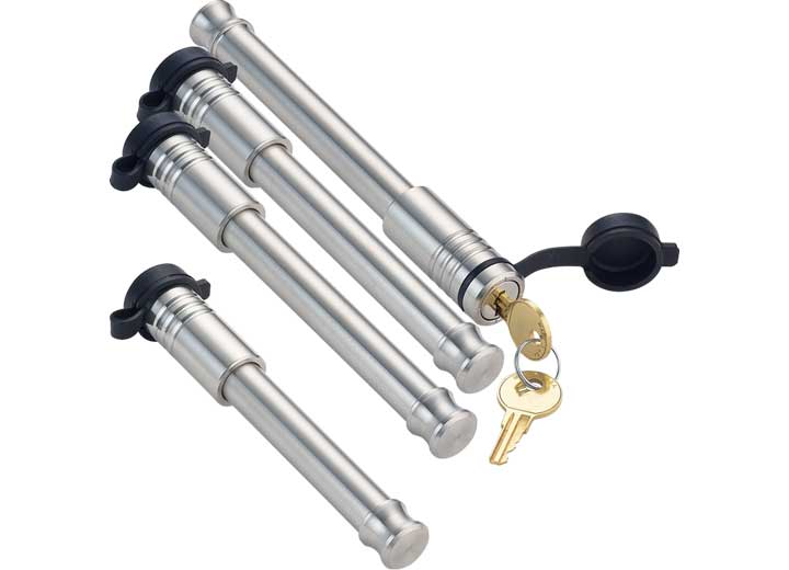 InfiniteRule Security 4 PK MIXED 2.5,KA,HITCH LOCKS FOR B&W 2IN & 2.5IN TOW & STOW 10K LB & 18K LB-W/ LOCK FOR 2.5IN REC