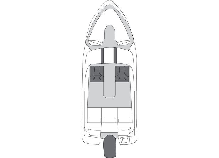 Carver Boat Covers BOAT COVER FLEX-FIT PRO SIZE 4 ;SLATE GRAY